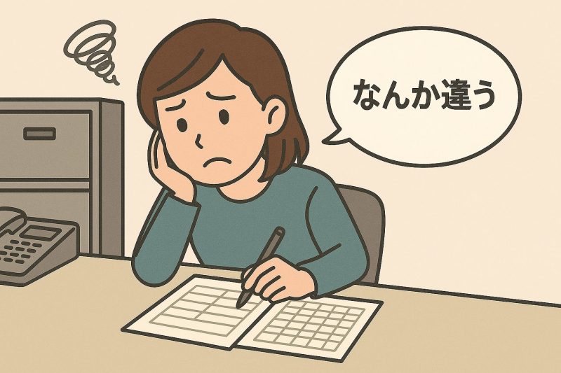 2．会社の考え方が合わない