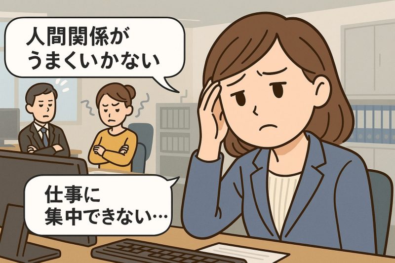4．人間関係がうまくいかない