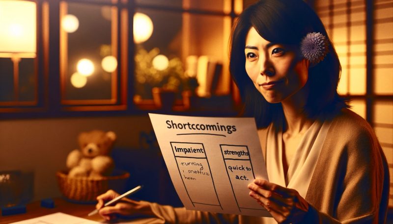 質問7：自分の短所の裏側のポジティブ面は？