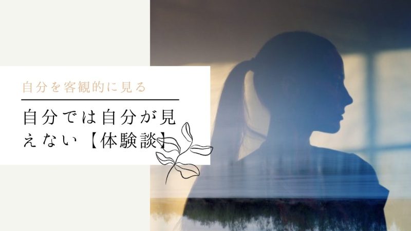 自分では自分が見えない【体験談】