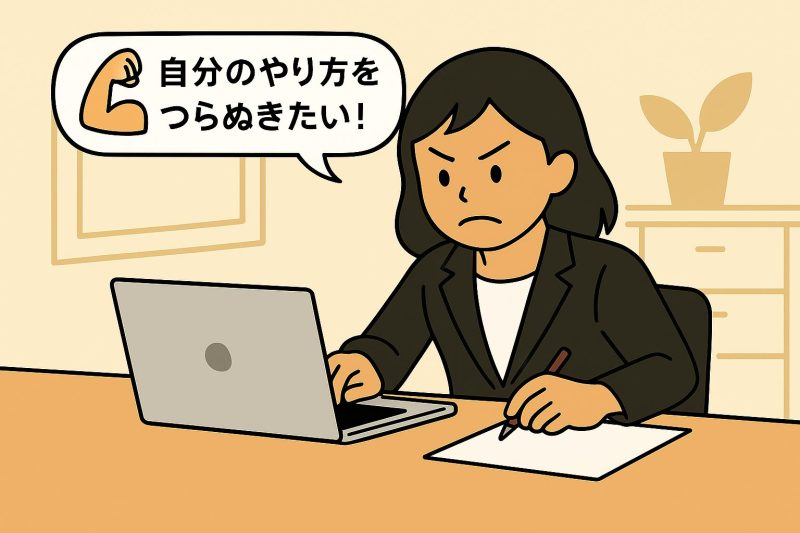 (原因8) 職人気質である