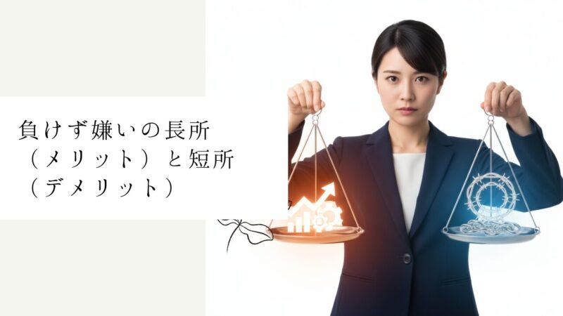 負けず嫌いの長所(メリット)と短所(デメリット)