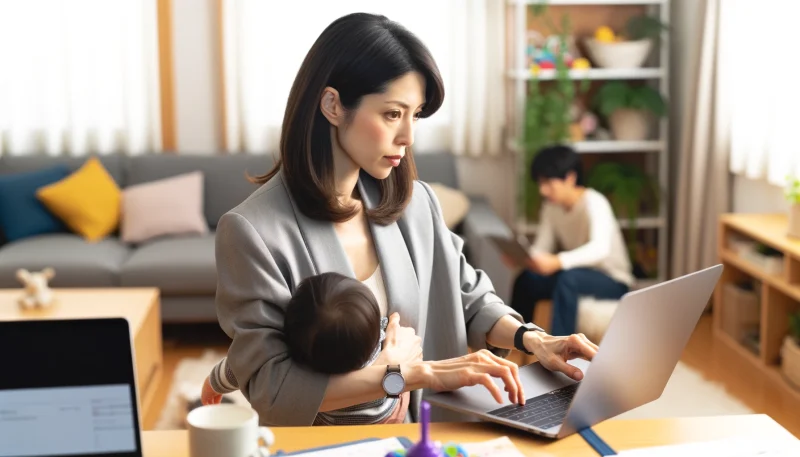 （急所1）立ちはだかる育児や介護