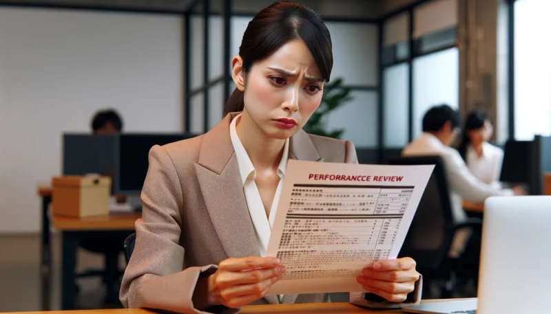 3. 評価の不公平感がある