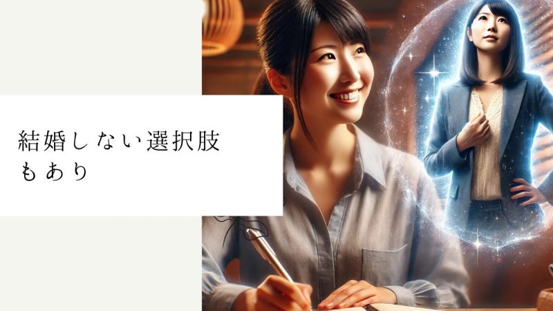 結婚しない選択肢もあり