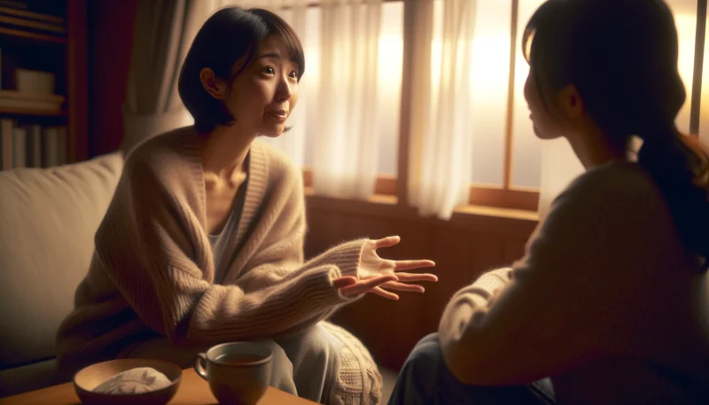 失敗の怖さを人に話す