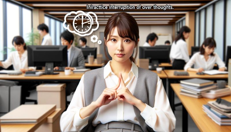 (3)考えるのを中断する