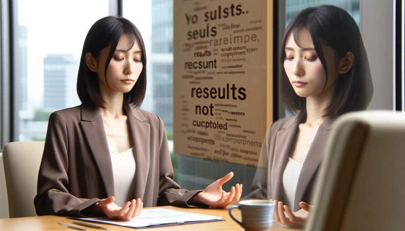 結果は選べないことを受け入れる