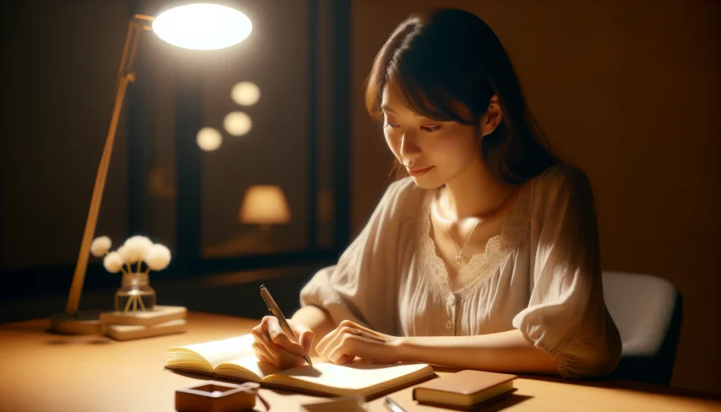 一日の終わりに思考日記をつける