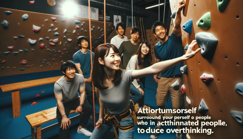 考えるより行動する人と過ごす