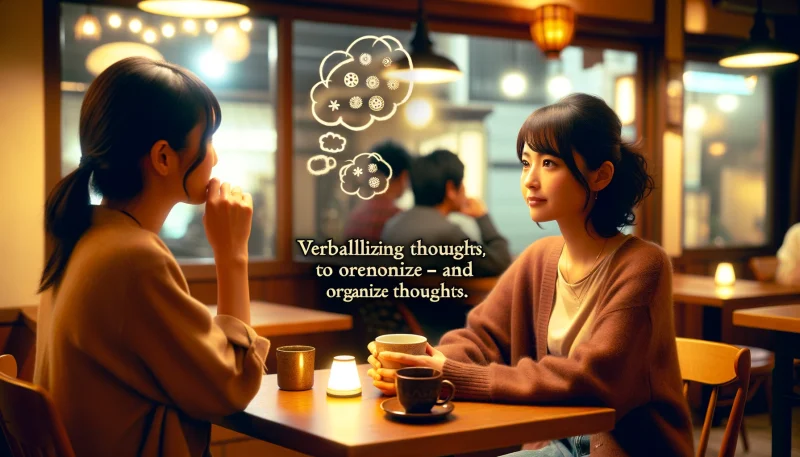 人に話して思考を整理する
