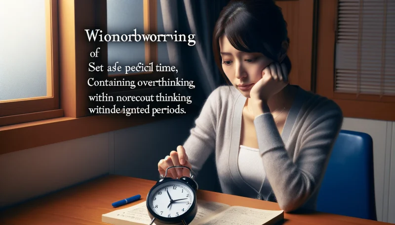 時間を区切って悩む