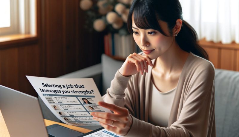 強みを活かせる仕事を選ぶ