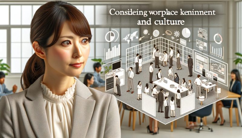 職場環境とカルチャーを考慮する