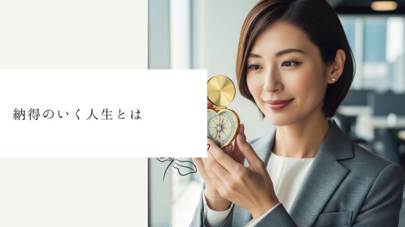 納得のいく人生とは