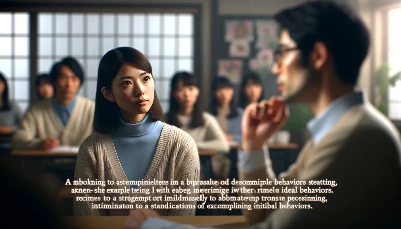 3．模範行動の刷り込みがある