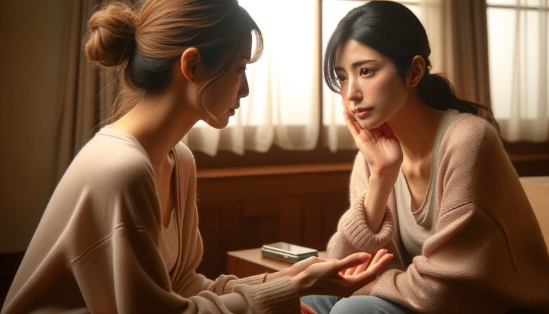 信頼関係を築いてから見せる