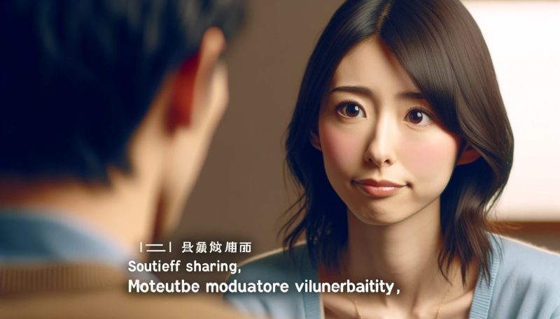 ほどほどに弱さを見せる