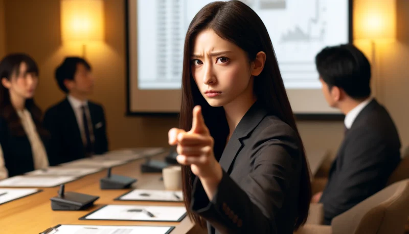 批判的な態度をとる