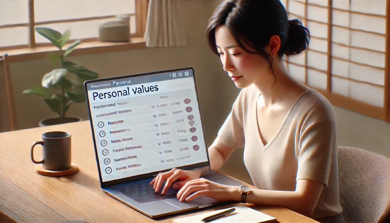 ステップ4：価値観を言語化しリストアップ