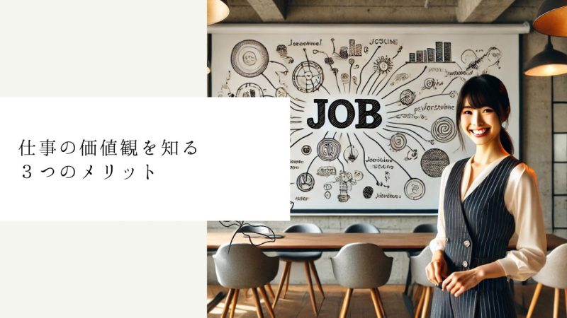 仕事の価値観を知る３つのメリット