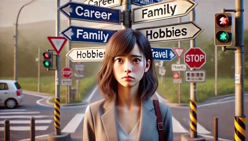 価値観や目標がはっきりしない