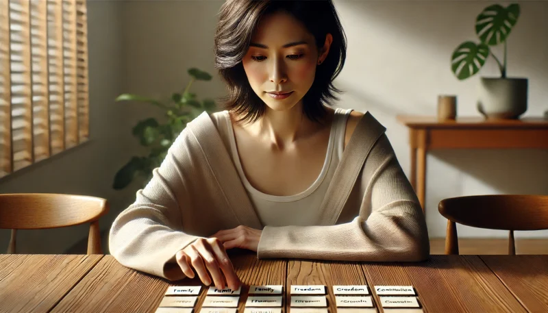 大切にしたい考え方や価値観を整理