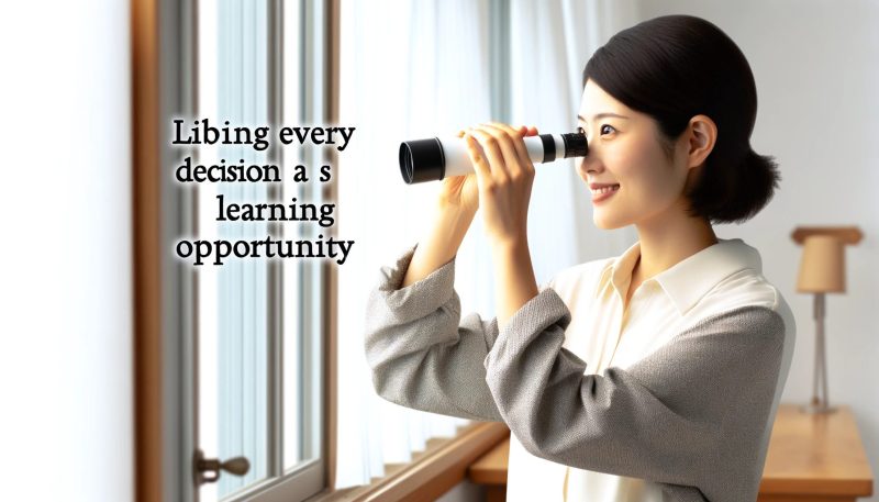 成長する機会として決断を見る