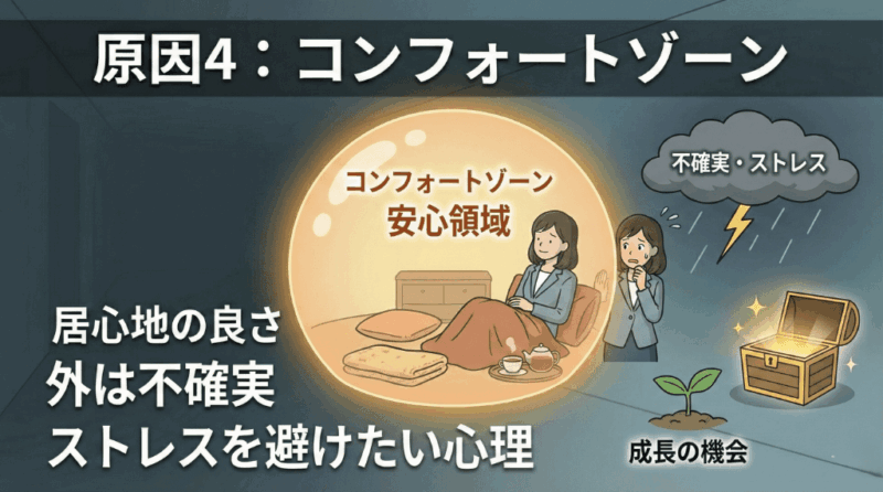 原因4:コンフォートゾーン