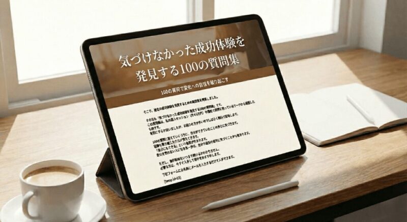 気づけなかった成功体験を発見する100の質問集