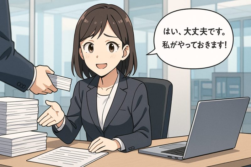 1. 責任感が強く「NO」と言えない