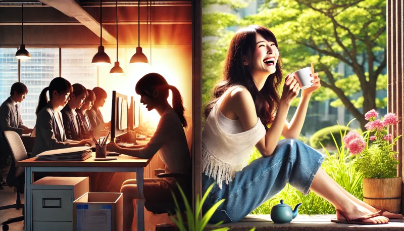 違い3：時間の使い方（競争か調和か）