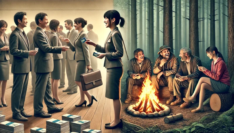 違い5：人間関係の築き方（損得か信頼か）