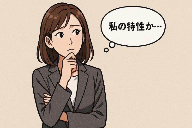 対処法1：自分の特性を客観的に理解する