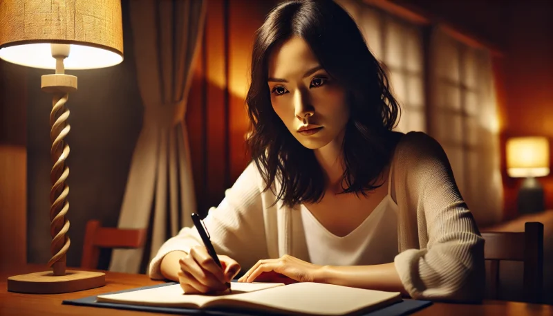 2. 安全な場所で感情を書き出す練習