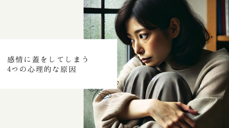 感情に蓋をしてしまう4つの心理的な原因