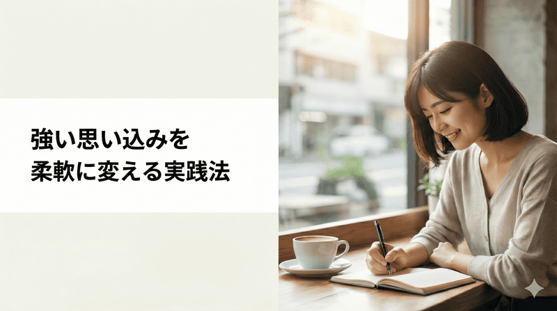 強い思い込みを柔軟に変える実践法
